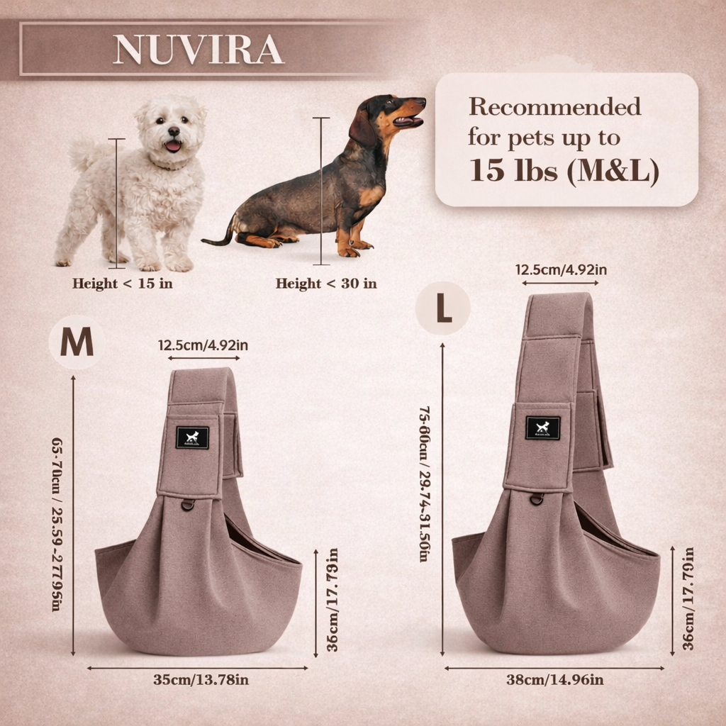 Nuvira™ Comfort Sling Pet Carrier
