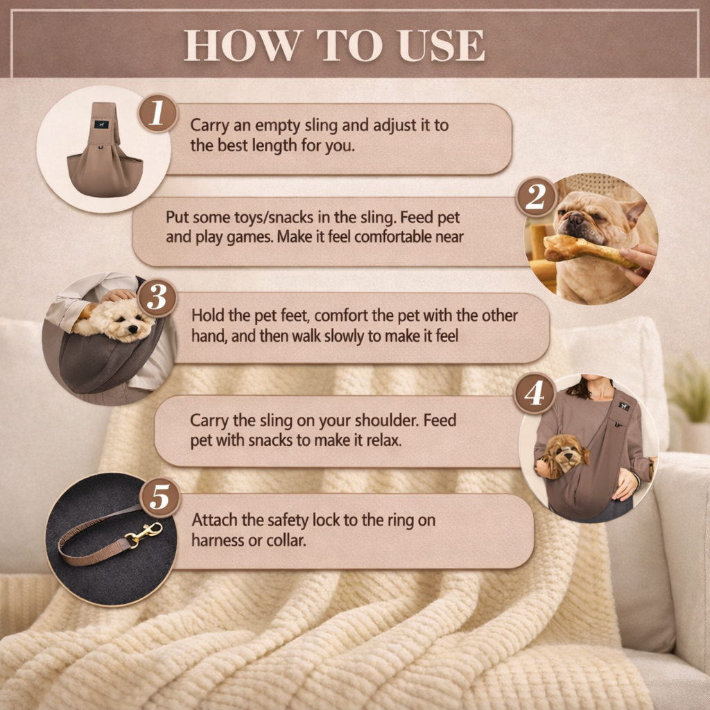 Nuvira™ Comfort Sling Pet Carrier
